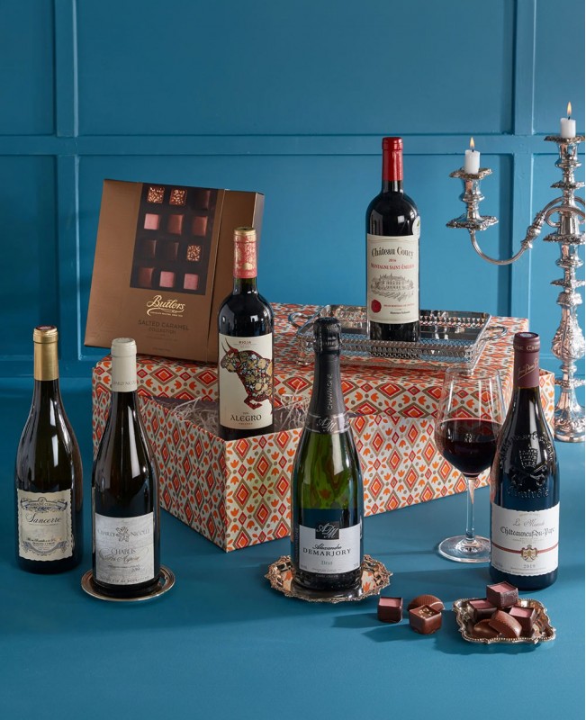 Opulent Wines Collection Gift Basket